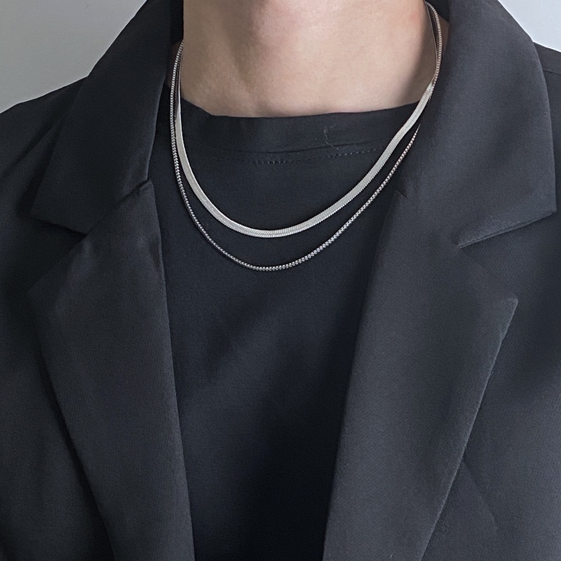 DÂY CHUYỀN SNAKE CHAIN KÈM XÍCH 2 TRONG 1 CỰC BỀN BỈ MAMA KING