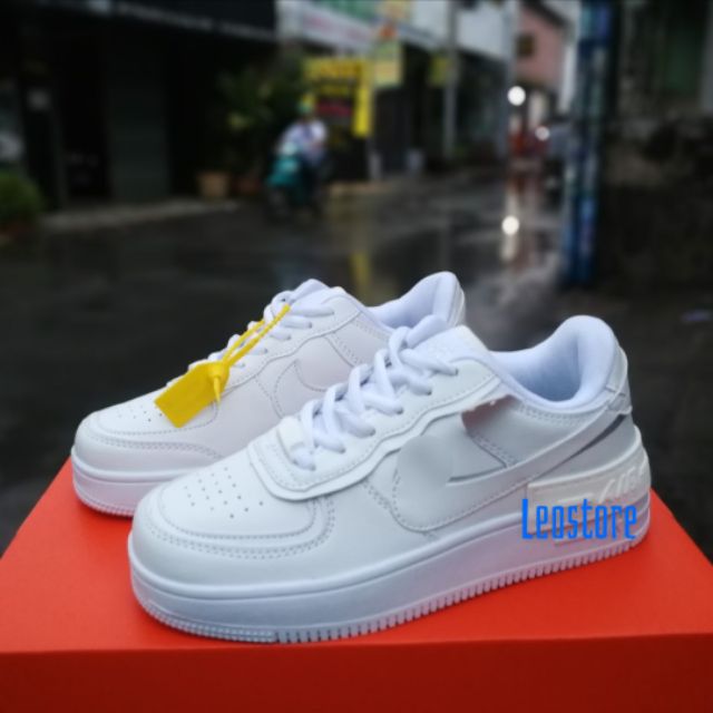 [Fullbox] Giầy sneaker air force shadow full trắng mở | BigBuy360 - bigbuy360.vn