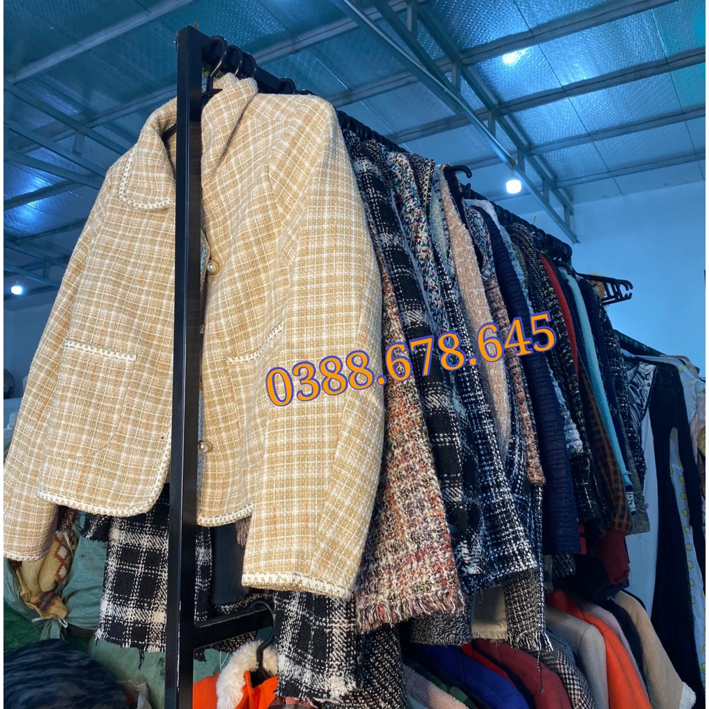 ÁO Khoác Dạ TWEED, Váy Dạ TWEED, Gile TWEED, Dạ Kẻ