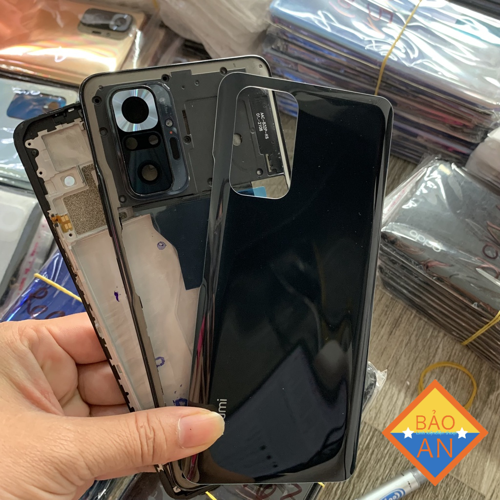 Bộ vỏ xiaomi note 10 pro 4g -có kính cam