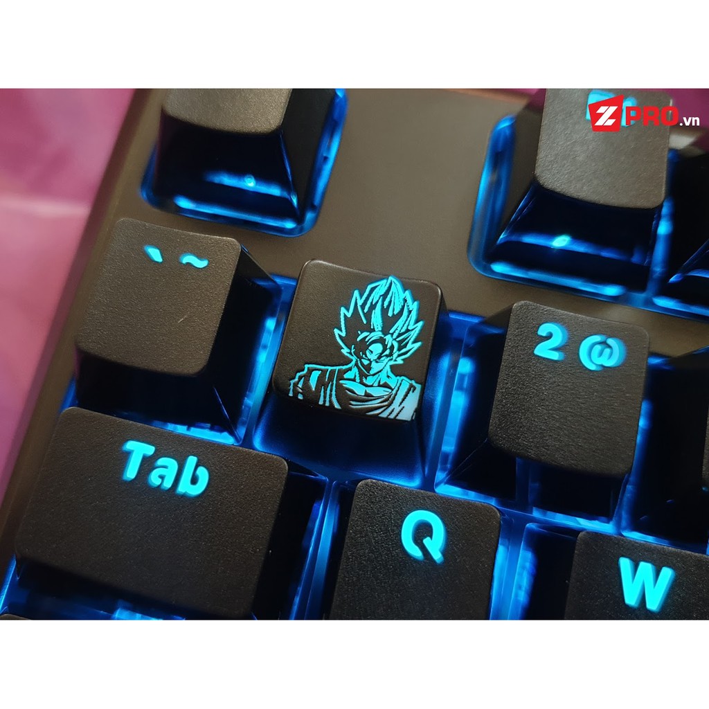 Keycap Dragon Ball Son Goku dùng cho bàn phím cơ