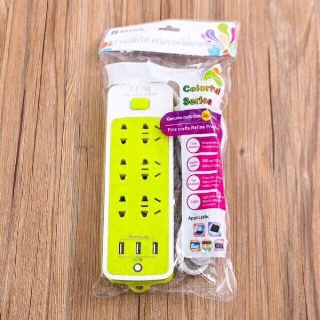 Ổ Cắm Điện Đa Năng Có 3 Cổng Sạc USB
