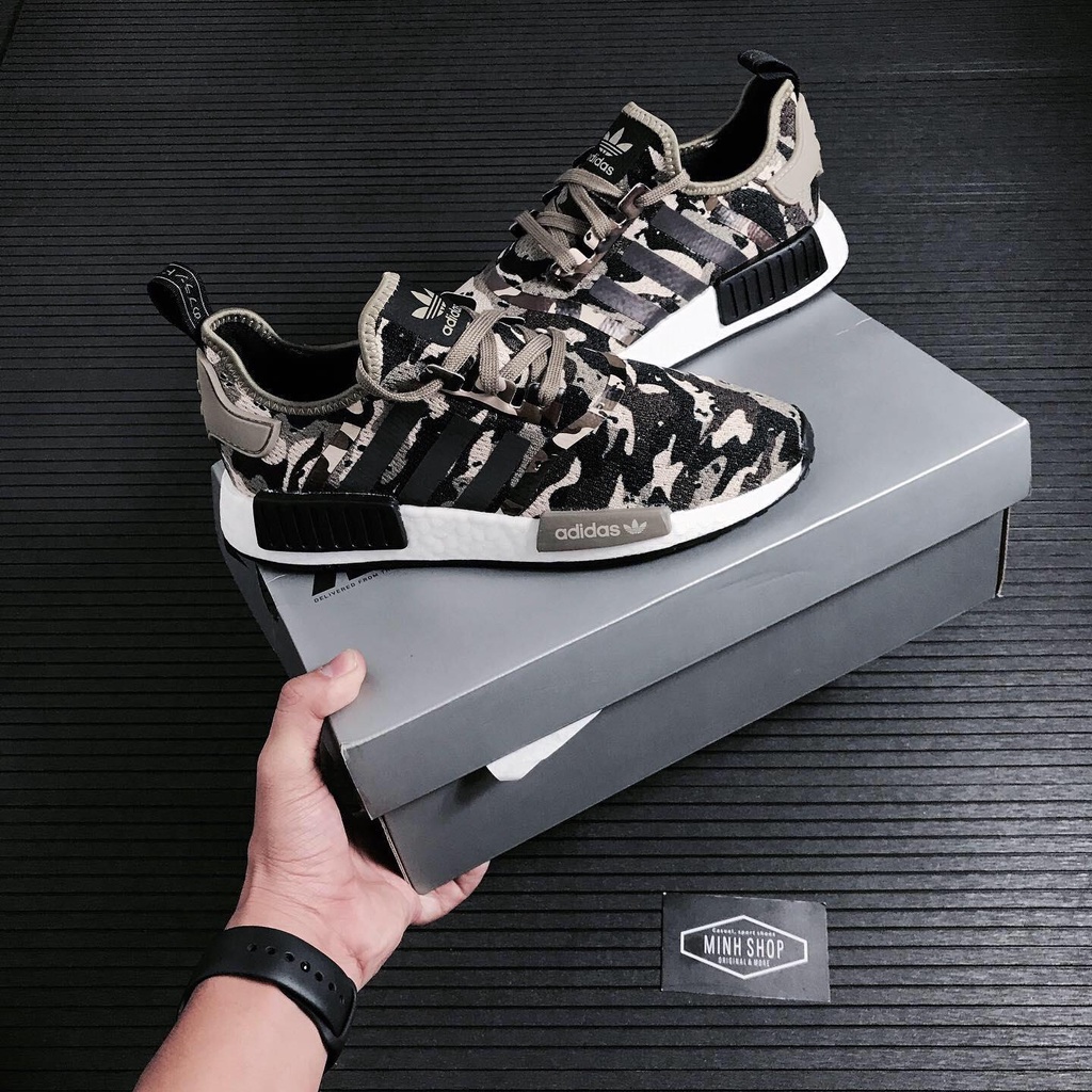OFF 50% ~Giày Adidas NMD R1 Savanna Camo -8831