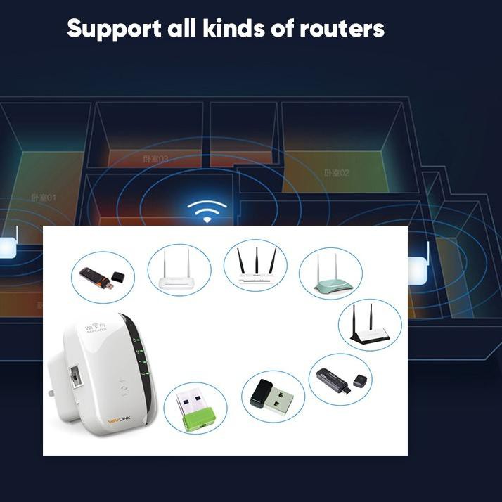 ☞ Thiết bị lặp sóng WiFi thông minh 300Mbps ➮
