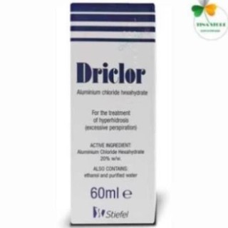 Driclor 60ml của anh - lăn khử mùi mồ hôi tay chân nách