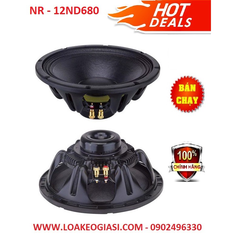 LOA CHÍNH HÃNG - 2 CỦ LOA BASS 30 NEO NR CON 75MM GÂN 3 XẾP CHẤT LƯỢNG - NR 12ND680