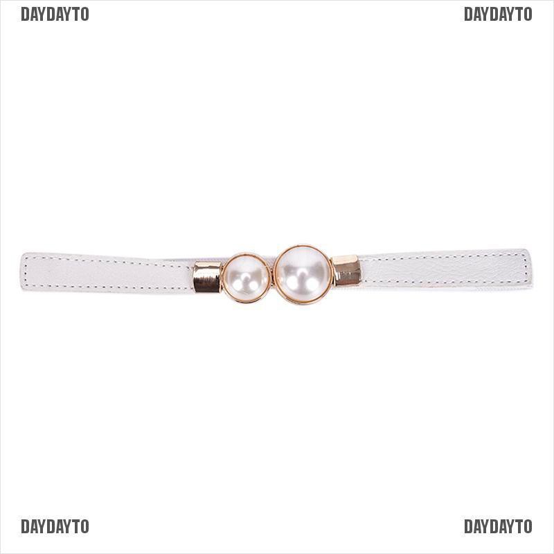 Thắt Lưng Co Giãn Đính Ngọc Trai Thời Trang Dành Cho Nữ