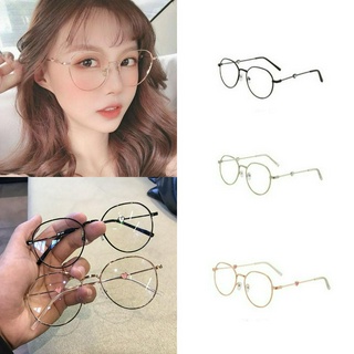 Mắt Kính Gọng Kim Loại Tròn Thời Thượng Cho Nữ