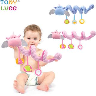 Thú nhồi bông treo nôi cũi xe đẩy hình xoắn ốc