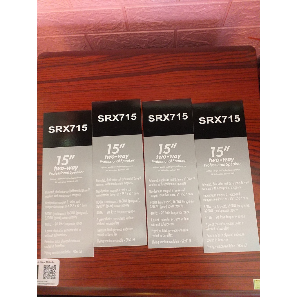 TEM LOA JBL SRX 715 , 725, 718S, 728S DECAL CÓ KEO DÍNH DÙNG ĐỂ DÁN MẶT THÙNG LOA , KÍCH THƯỚC 9 x 10CM - GIÁ 1 TEM