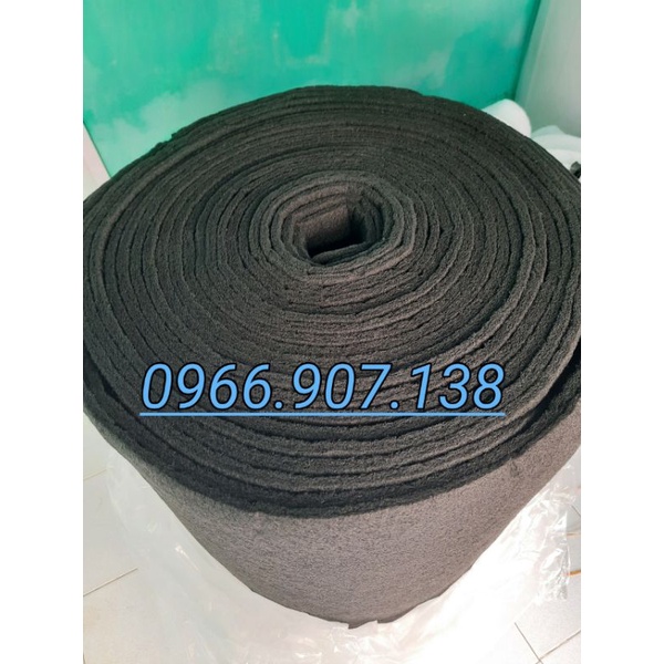 Bông lọc than hoạt tính khử mùi - Bông lọc carbon khử mùi 10mm x 1m x 2m