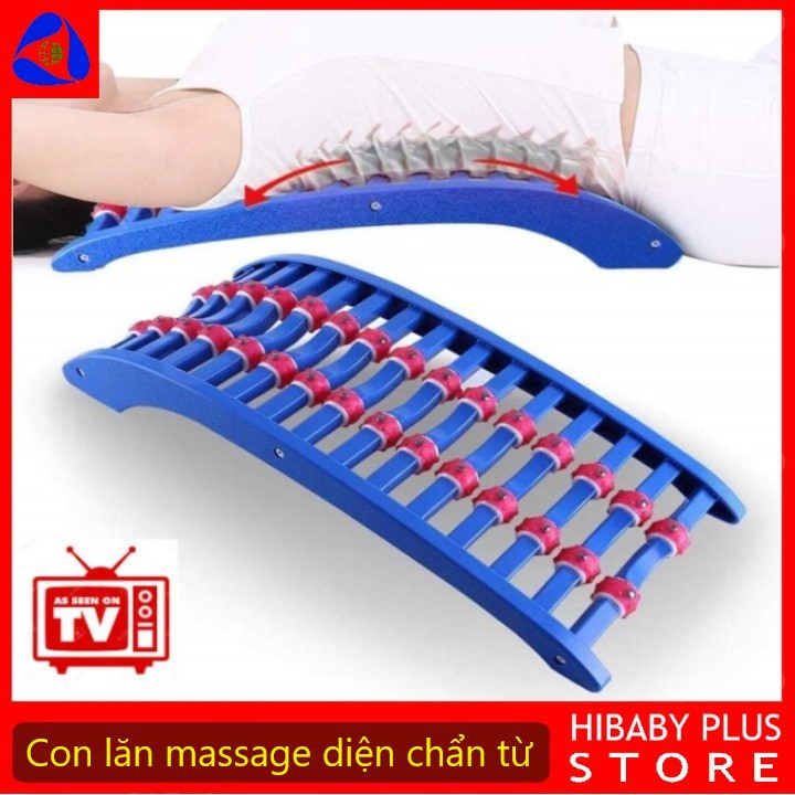 Khung nắn chỉnh cột sống lưng BackRelaxMate E02 con lăn diện chẩn từ, giảm đau mỏi lưng, chỉnh hình massage lưng