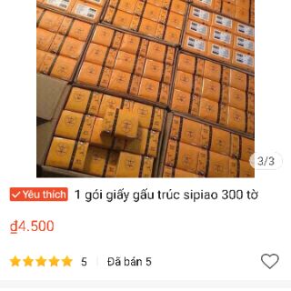 Giấy gấu trúc thùng 30 gói