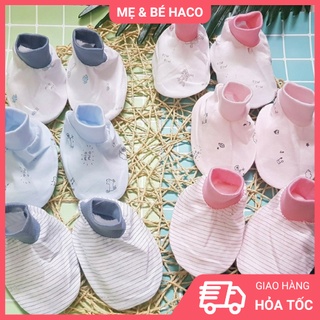 Bao chân bo sọc miomio cho bé sơ sinh