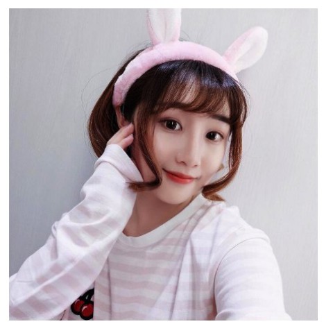 Băng đô rửa mặt tai thỏ 3D, băng đô cài tóc turban nữ cute vải nhung chất đẹp mềm mượt Hàn Quốc