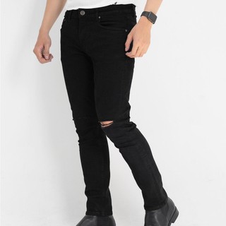 Quần jean đen rách gối AKB chính hãng