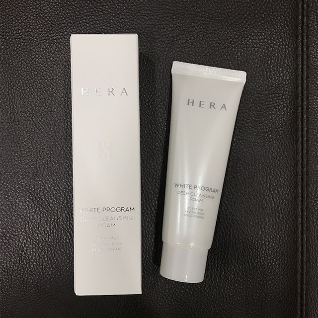 Sữa Rửa Mặt Trắng Da Se Khít Lỗ Chân Lông Hera White Program Deep Cleansing Foam 50ml - Sữa Rửa Mặt Hera