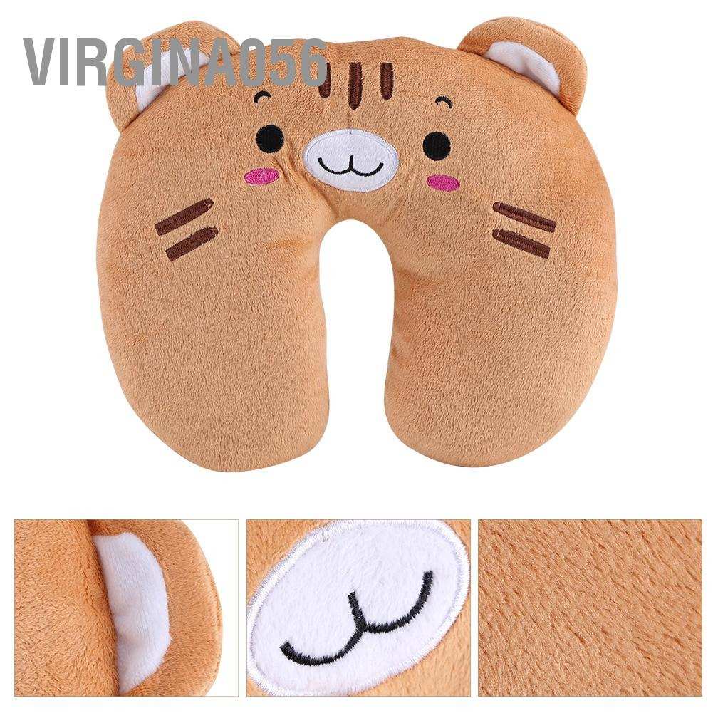 Gối đệm cổ bằng cotton hình chữ U mềm mại để đi du lịch ngôi xe hơi