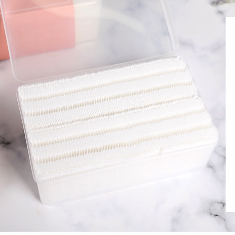 [Hàng mới về] Hộp 1000 bông tẩy trang mỏng dạng nén tiết kiệm nước tiện lợi