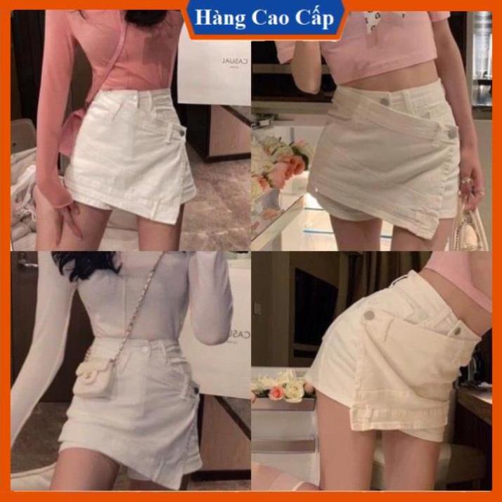 Chân váy kaki đắp chéo sang chảnh, mẫu cực hót mới xuất hiện trên thị trường. | BigBuy360 - bigbuy360.vn