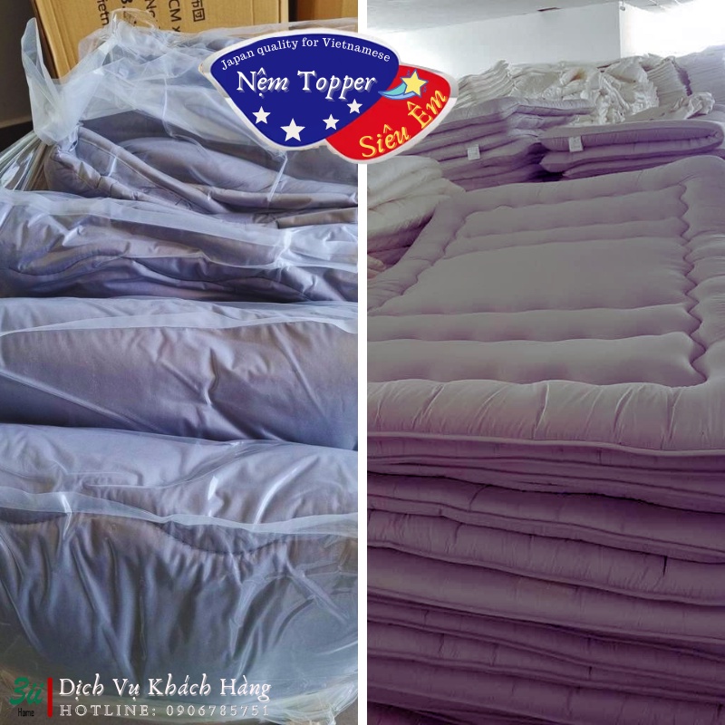 Nệm Topper 3ii Home Đa năng Siêu Êm Gọn Nhẹ Tiết Kiệm Không Gian Thoải Mái Ở Bất Kì Đâu