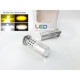 Bóng pha Led gắn xe Dream cos vàng pha trắng N5