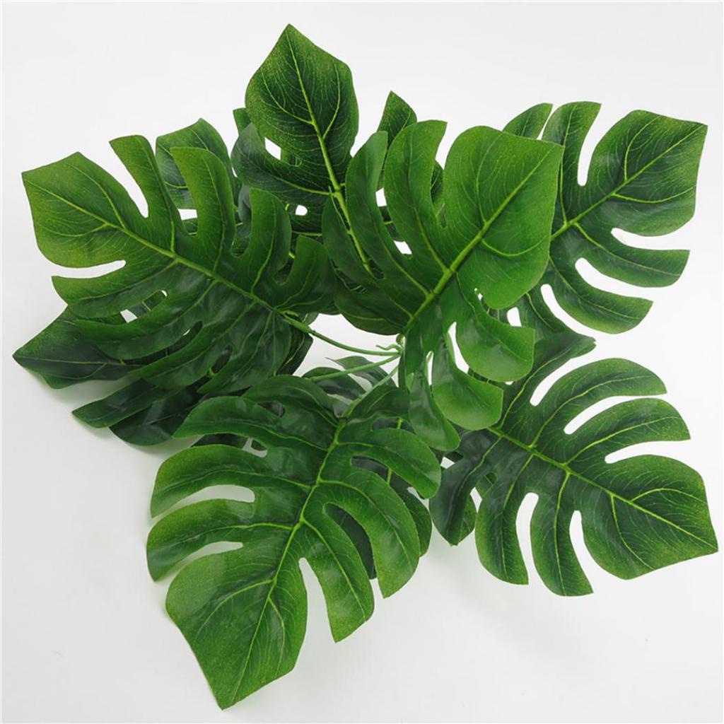 Chậu Cây Monstera Nhân Tạo Độc Đáo Trang Trí Nhà Cửa / Văn Phòng / Tiệc Cưới