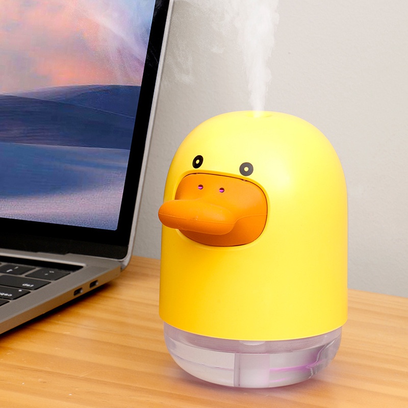 Máy phun sương Fnelse tạo độ ẩm không khí hình chú vịt cổng sạc USB đáng yêu tiện dụng cho gia đình