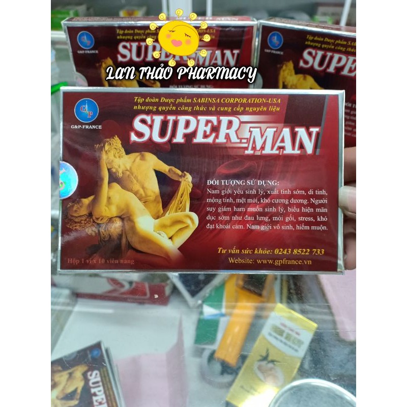 Tăng Cường Sinh Lý Super Man GP