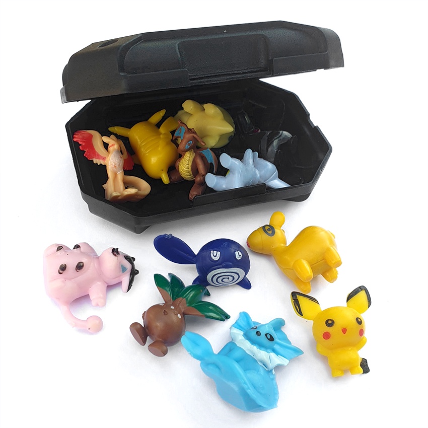 Hộp 12 đồ chơi mô hình pokemon dễ thương cho bé (Pokemon giao ngẫu nhiên)