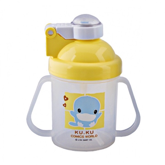 Bình tập uống nước có ống hút KU.KU Duckbill KU5321 250ml