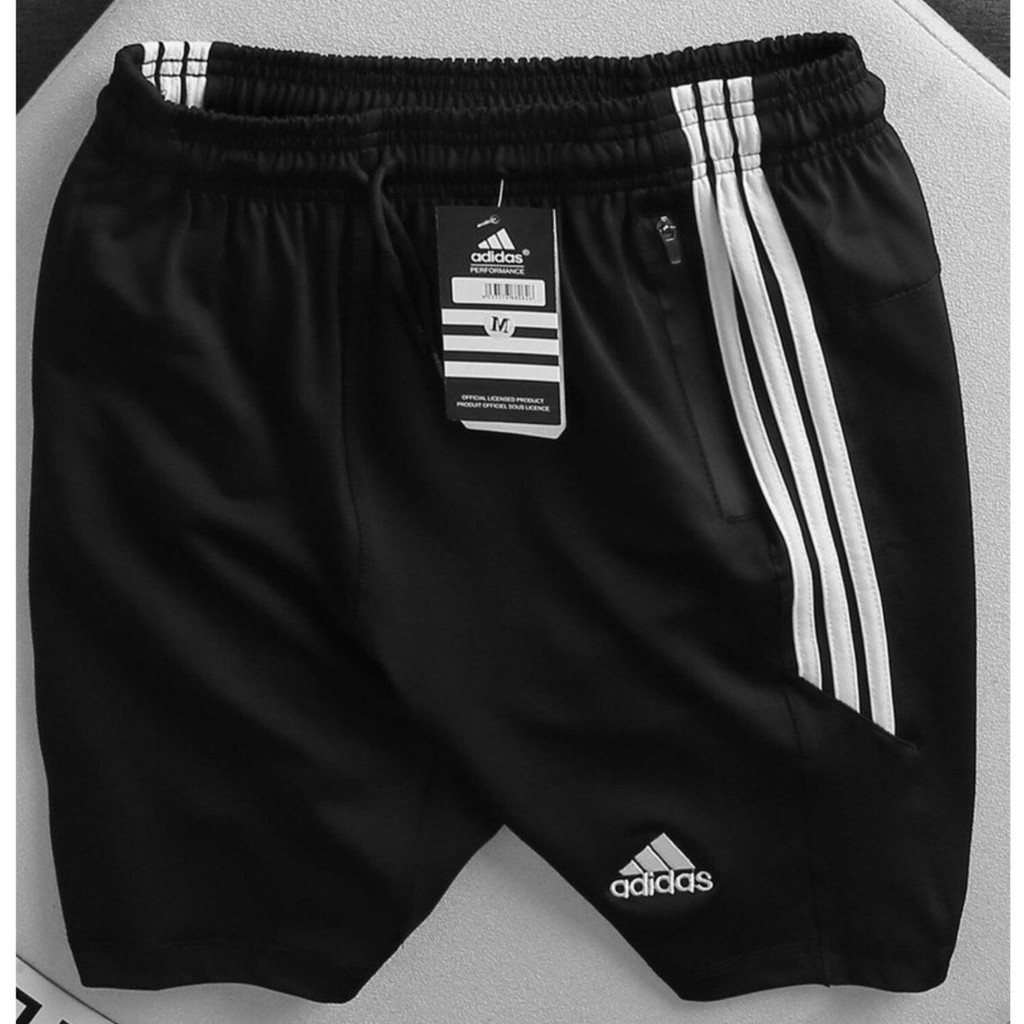 Quần Đùi Thể Thao Nam Gym Runing 3 sọc thun lạnh mềm mại mẫu mới 2021 | BigBuy360 - bigbuy360.vn