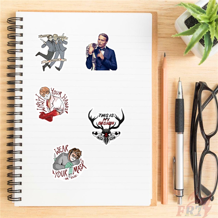 ❉ Hannibal Series 01 Hình Dán ❉ Set 50 Sticker Họa Tiết Đa Dạng Hợp Thời Trang