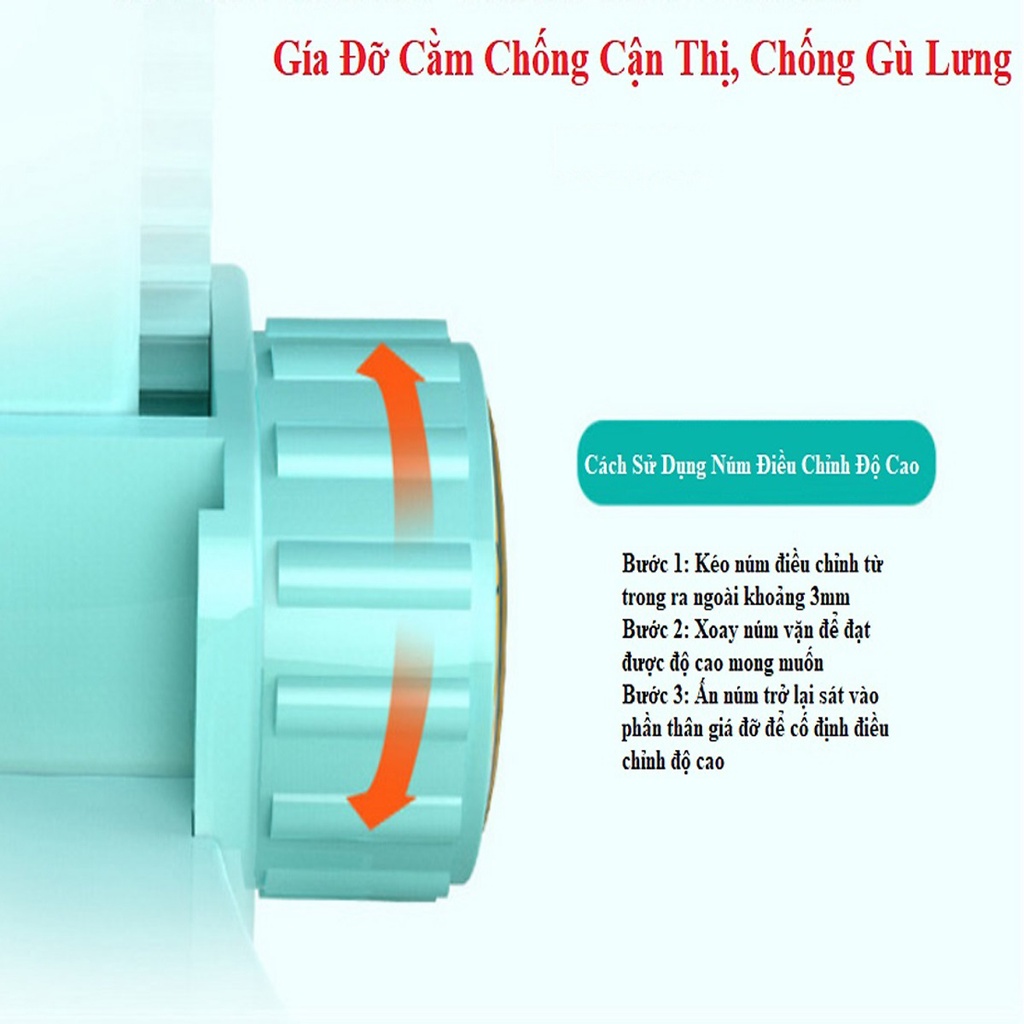 Giá Đỡ Cằm Chống Cận Thị, Dụng Cụ Chống Gù – Tặng Kèm 3 Con Cá Heo Luyện Chữ Cho Học Sinh Chính Hãng Amalife