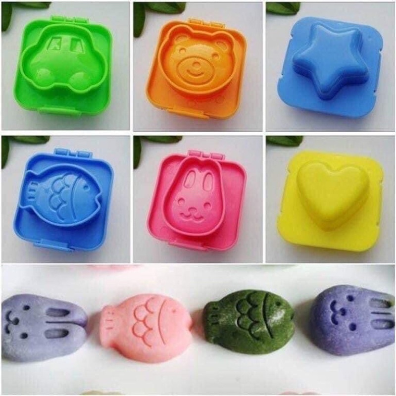 Khuôn bento tạo hình cơm, bánh, Yến mạch cho bé ăn dặm