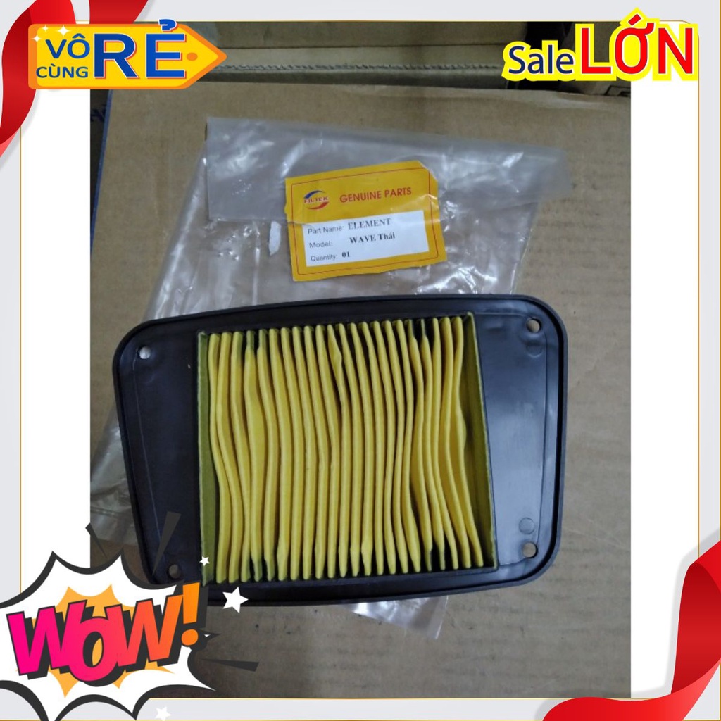 Lọc gió cho dòng xe máy Wave Thái (cho xe máy hãng Honda)