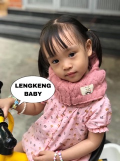 Khăn ống len cho bé 2-9y