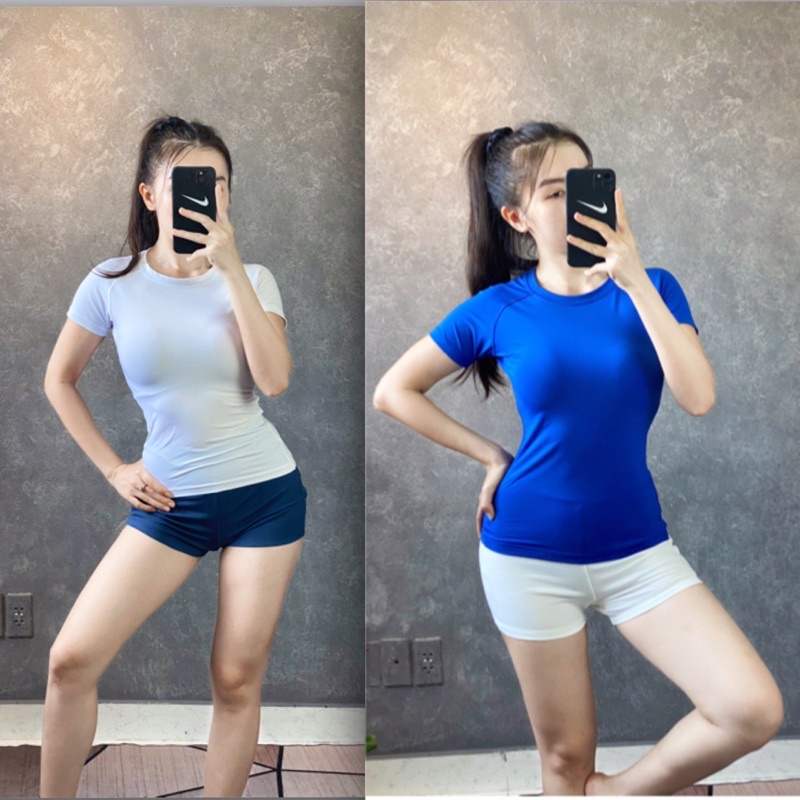 ÁO TẬP GYM ÔM BODY TRƠN BASIC