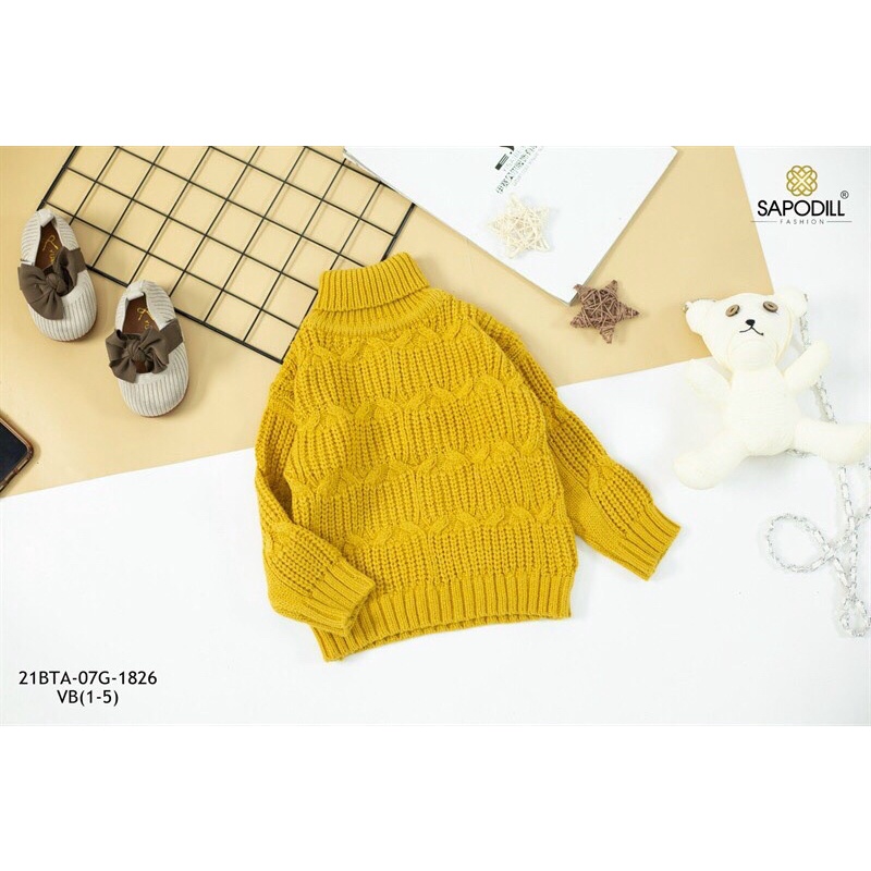 Áo len SAPODILL siêu mềm mịn cho bé trai bé gái từ 1-5y