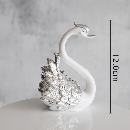 Que Cắm Trang Trí Bánh Kem Hình Thiên Nga Lãng Mạn