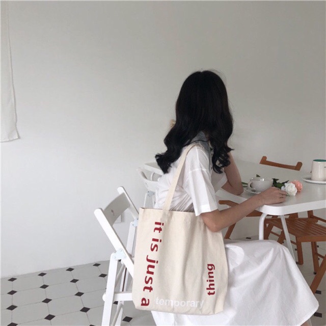  Túi tote chữ temporary