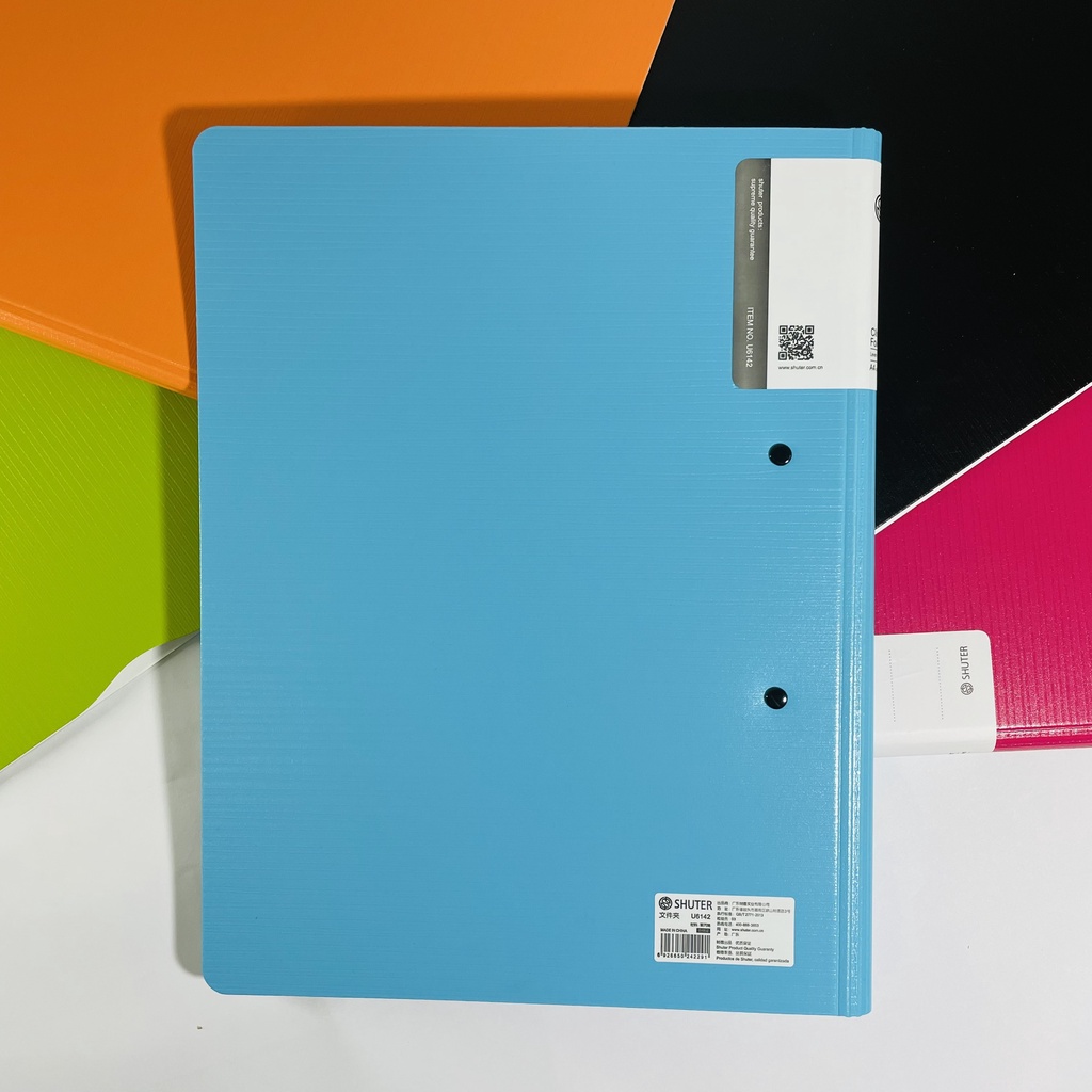 Bìa file kẹp tài liệu văn phòng Shuter nhiều màu sắc cao cấp U6142
