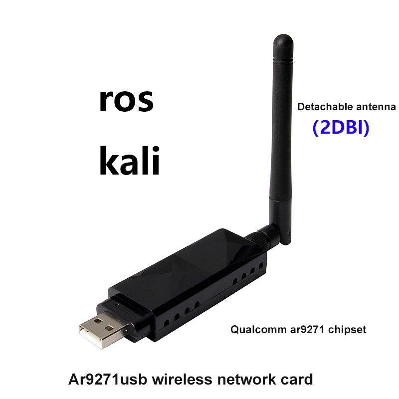 Usb Wifi Không Dây Ar9271 802.11n 150mbps 6dbi Cho Windows 7 / 8 / 10 / Kali Linux F10-005