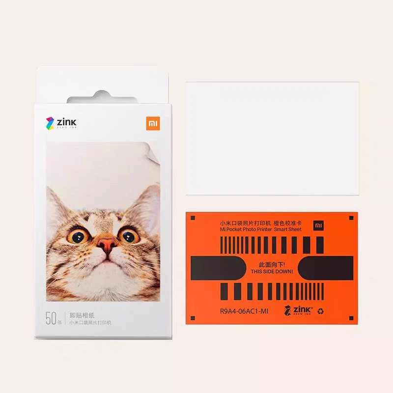 Hộp giấy in ảnh 50 tờ Zink 2x3" dùng cho máy Canon PV123, Xiaomi, Huawei