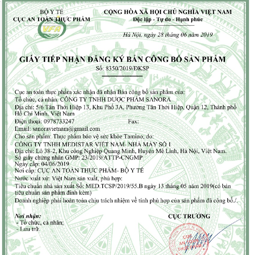 Tamino - Hỗ trợ giúp ăn ngủ ngon, tăng cường sức khoẻ, kích thích tiêu hoá (30 viên)