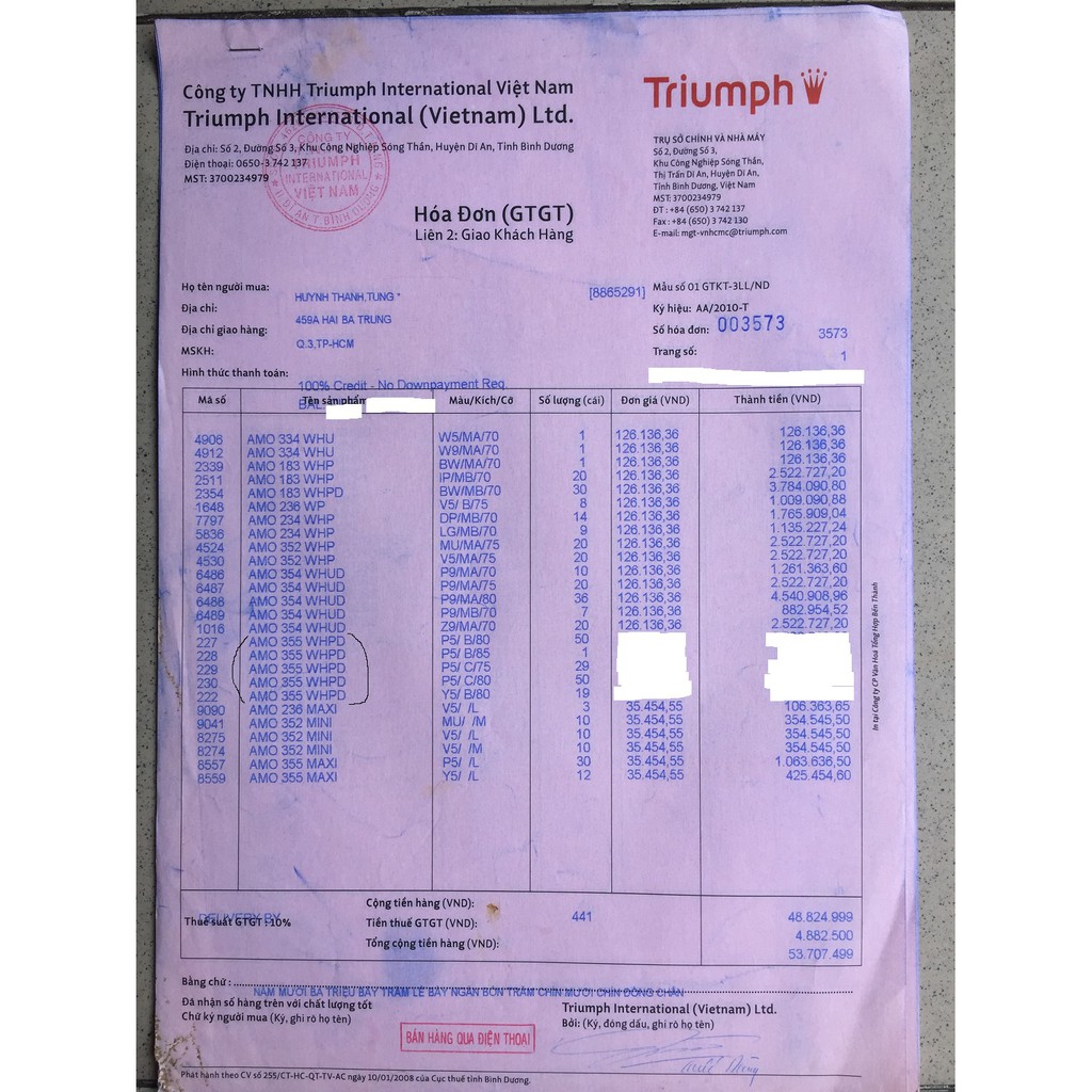 Áo Ngực Triumph Amo 355