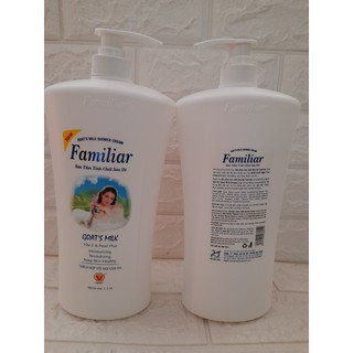 Sữa tắm tinh chất sữa dê familiar 1.2l