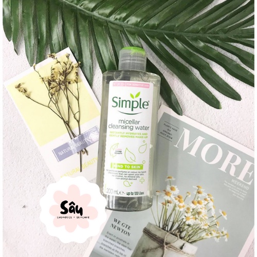 Nước tẩy trang Simple Kind to Skin Micellar Cleansing Water | BigBuy360 - bigbuy360.vn