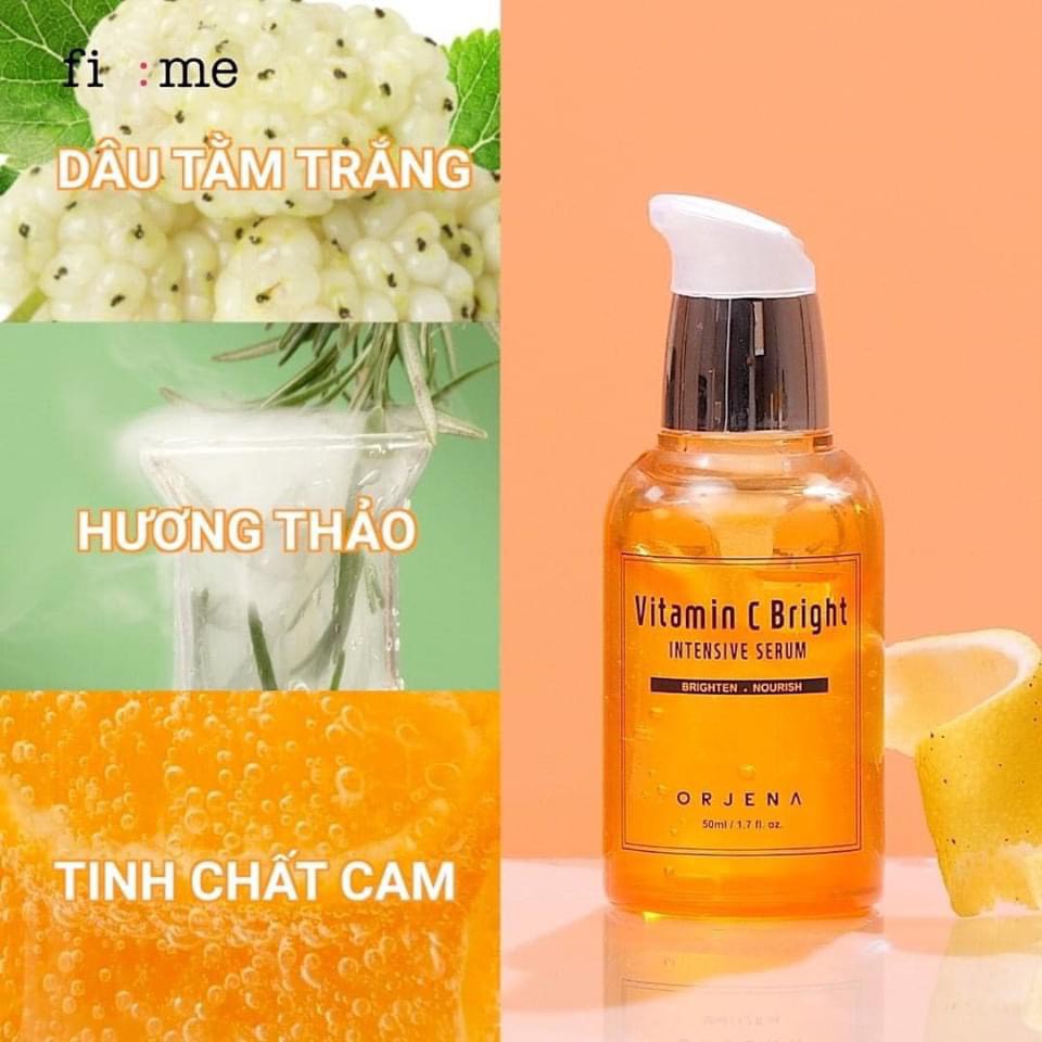 [FREESHIP 70K]Serum Vitamin C Dưỡng Trắng Chuyên Sâu, Tinh Chất Serum Chống Lão Hóa Ngừa Mụn Thâm BRIGHT 50ml - #0005