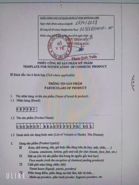 Dầu dừa đa năng dưỡng da, dưỡng tóc, massage, tẩy trang SENSE 10ml <0513685> | BigBuy360 - bigbuy360.vn